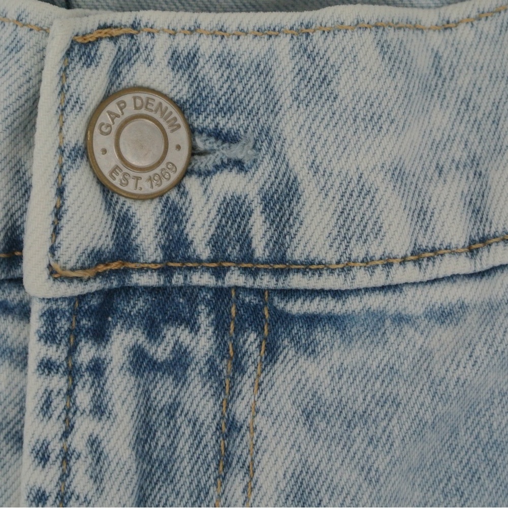 GAP ✨NWT 💿‎ Vintage Wash ‘90’s Loose Wide Leg Jeans 🪴 Organic Cotton - Picture 5 of 12